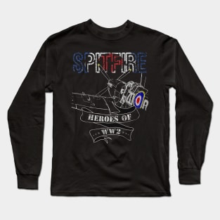 WW2 Supermarine Spitfire - Original Design Long Sleeve T-Shirt